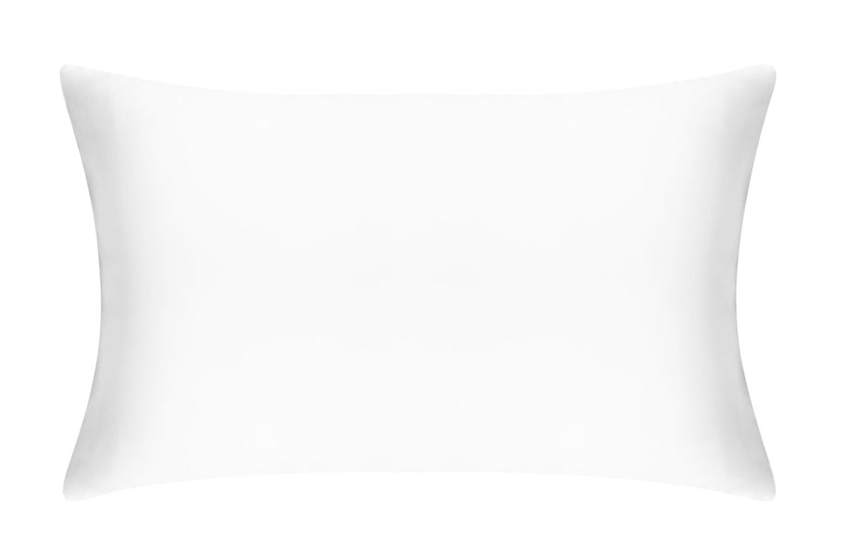 Brilliant White Silk Pillowcase - Super King size by Mayfairsilk