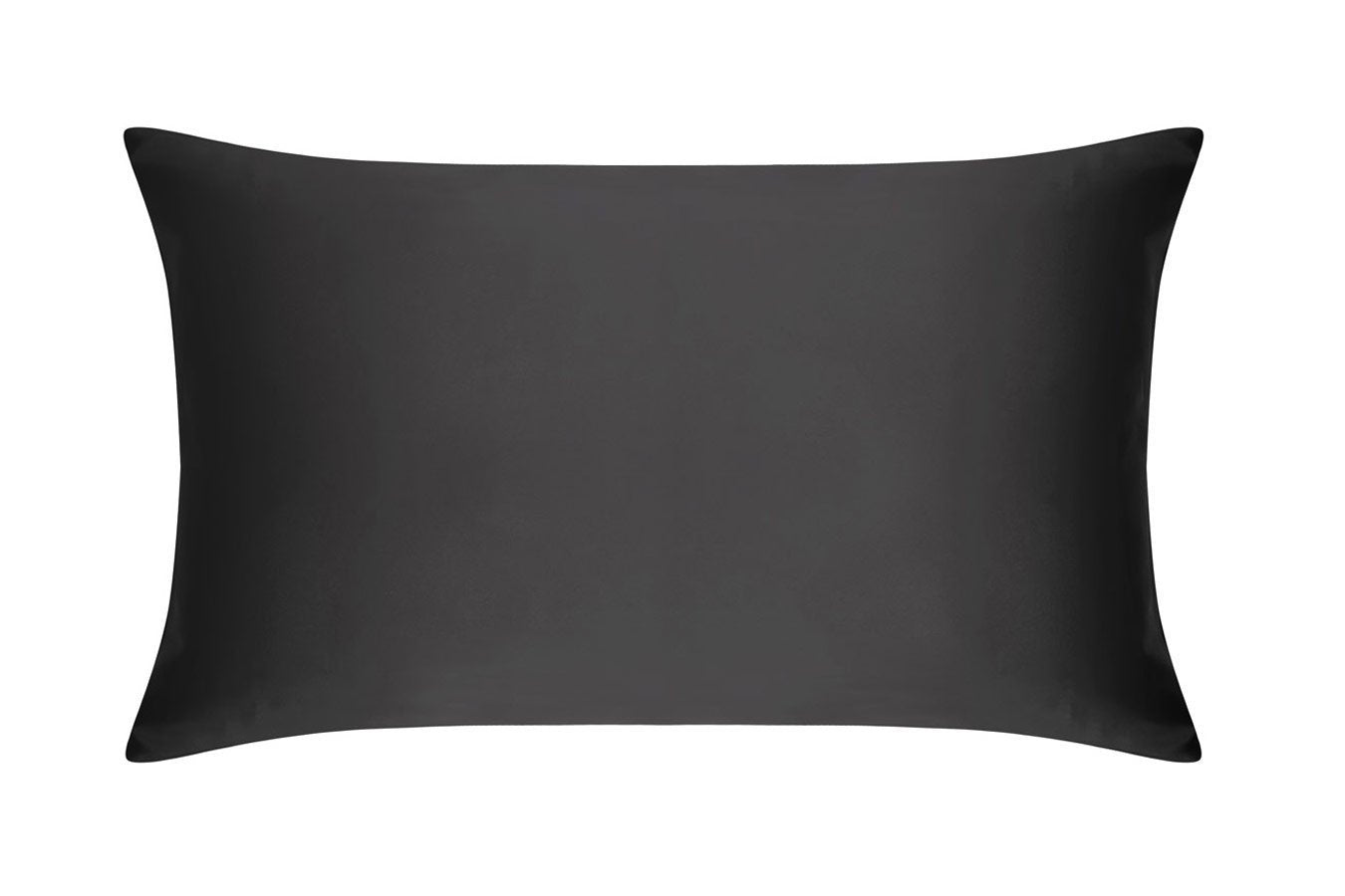 Fashion dark grey silk pillowcase