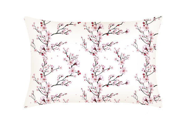 Cherry Blossom Silk Pillowcase