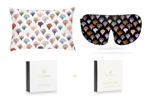 Coral Fans Pure Silk Sleep Gift Set - MayfairSilk