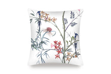 Cargar imagen en el visor de la galería, Hummingbird Pure Silk Cushion Cover - MayfairSilk

