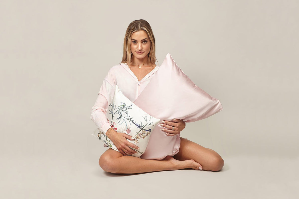 Hummingbird Pure Silk Cushion Cover - MayfairSilk