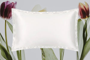 Ivory & Damask Oxford Pure Silk Pillowcase