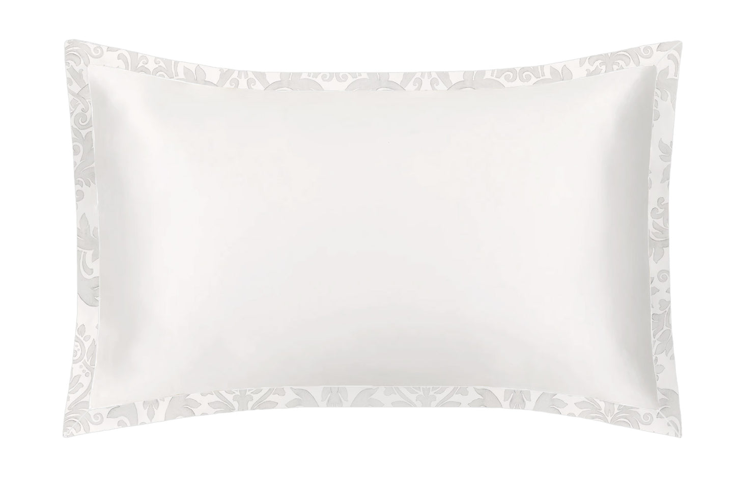 Ivory & Damask Oxford Pure Silk Pillowcase