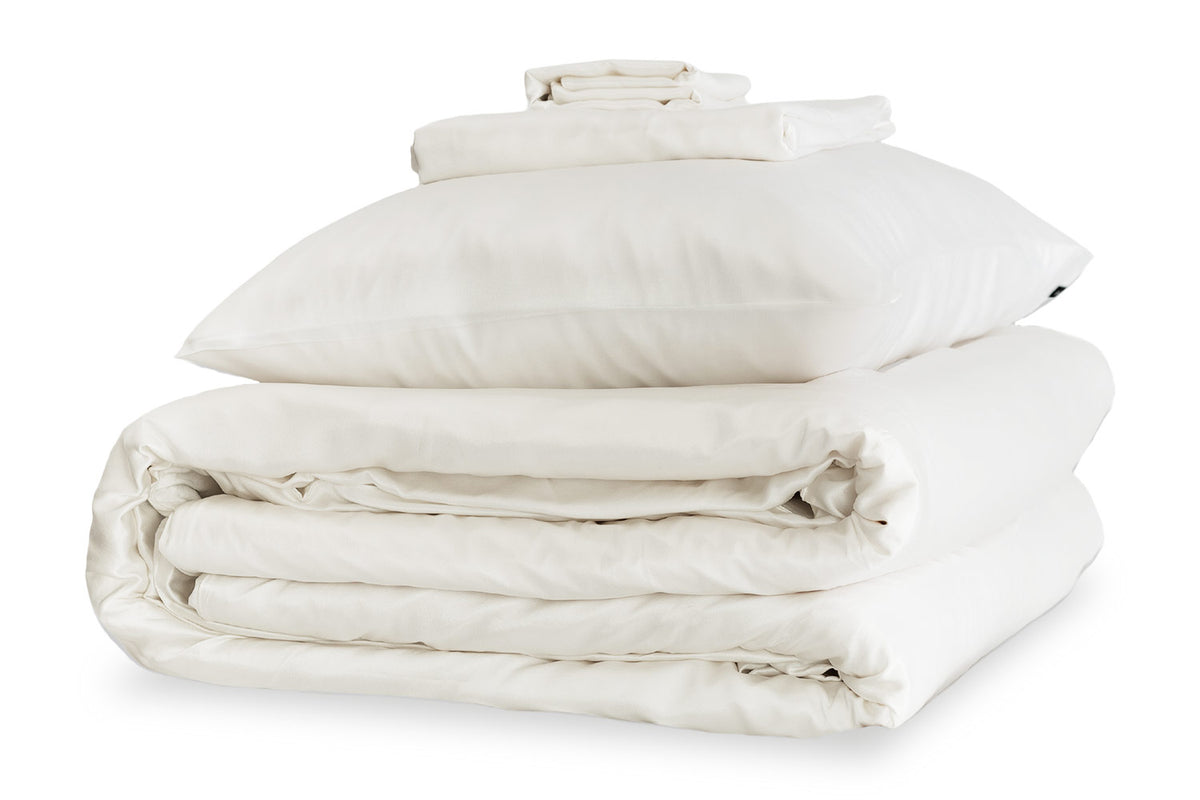 Ivory Silk Duvet Set - MayfairSilk