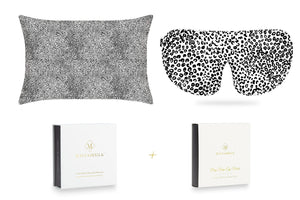 Leopard Pure Silk Sleep Gift Set - MayfairSilk