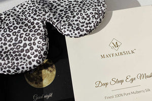 Leopard Silk Sleep Mask - MayfairSilk