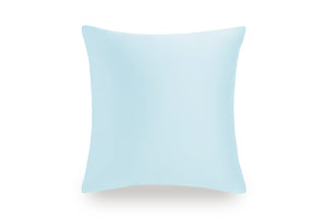 Pastel Blue Pure Silk Cushion Cover - MayfairSilk
