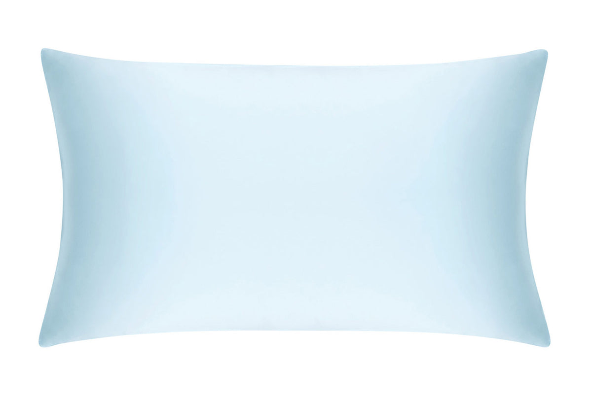 Pastel Blue Pure Silk Pillowcase