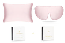 Laden Sie das Bild in den Galerie-Viewer, Precious Pink Silk Sleep Gift Set - MayfairSilk
