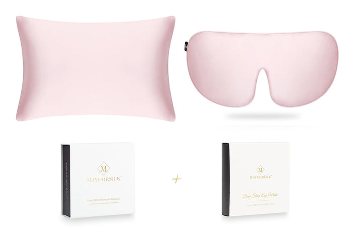 Precious Pink Silk Sleep Gift Set - MayfairSilk