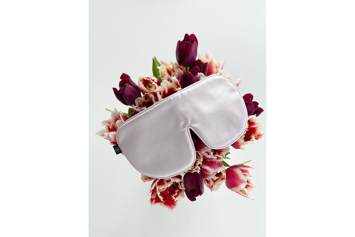 Precious Pink Silk Sleep Mask - MayfairSilk