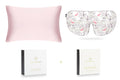 Precious Pink and Flamingos Silk Sleep Gift Set