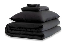 Load image into Gallery viewer, Charcoal Silk Duvet Set - MayfairSilk
