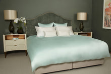 Load image into Gallery viewer, Teal Breeze Pure Silk Duvet Cover - MayfairSilk
